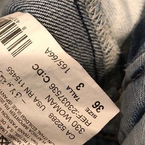 High waisted jean shorts